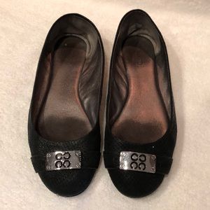 Coach shoes. Flats. Black. Size 8.